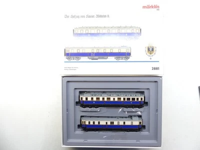 Märklin H0 2881 Wagen-Set Kaiser Wilhelm -BELEUCHTET- AC, NEM, TOP in OVP #62085 - Bild 1 von 4