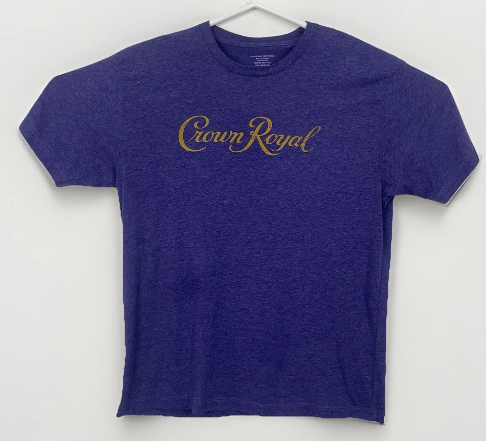 Camiseta Crown Royale Whisky Púrpura Adulto XL Foto 1 de 4