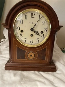 Howard Miller Barrister Mantle Clock Mahogany Finish 613-180 Westminister Chimes - Picture 1 of 12