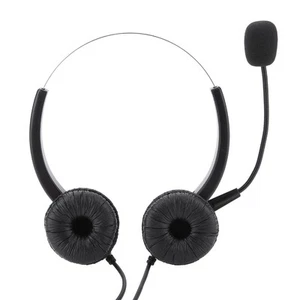 Crystal RJ9 Call Center Headset Noise Cancelling Call Center Słuchawki z CB - Zdjęcie 1 z 7