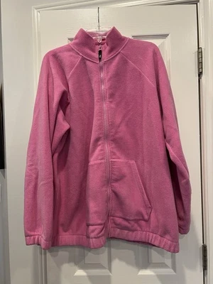 Chaqueta polar con cremallera completa para mujer ASOS 4505 talla 14, rosa, talla grande Foto 1 de 4