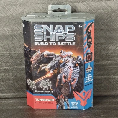 Snap Ships TUNNELWEB KLAW Spider Mech 2 Builds In 1 Building Set NIB - Image 1 of 4