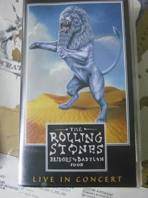 Rolling Stones Bridges to Babylon Live in Concert VHS Cassette - Bild 1 von 1