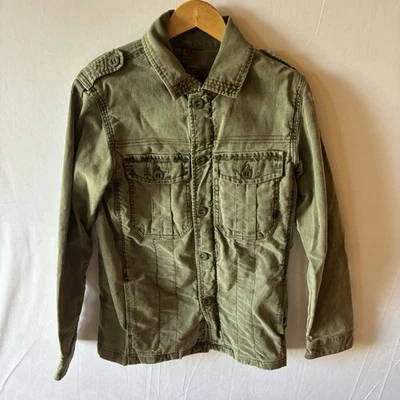 Chaqueta militar vintage Alpha Industries cremallera completa para hombre pequeña Foto 1 de 4