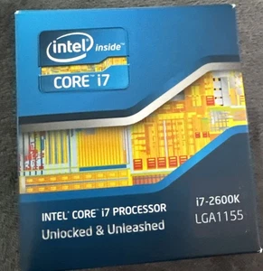 INTEL CORE i7 PROCESSOR,  i7-2600K, 3.34GHz, 8MB Cache, LGA1155, 95W - Bild 1 von 3