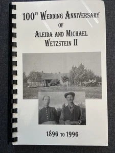 100th Wedding Anniversary of Aleida and Michael Wetzstein II, History & Cookbook - Picture 1 of 10