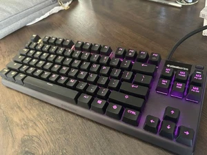 Teclado para juegos Steelseries Apex Pro Tkl disparador rápido mecánico con cable deportes electrónicos - Imagen 1 de 8
