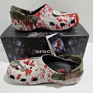 Friday the 13th Jason Vorhees Crocs Mens Size 9/Womens Sz 11 Classic Clog W/BOX - Picture 1 of 16