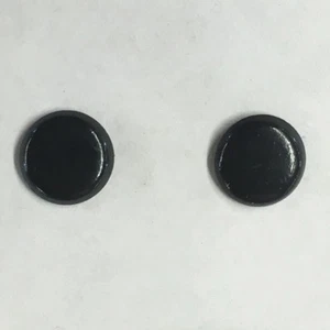 7/16" Black Leather Like Decorative Nail Upholstery Tacks (US127) 100-500-1000 - Picture 1 of 2