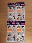4 Packages Nos Vintage Russ Nfl Cincinnati Bengals Puffy Stickers New
