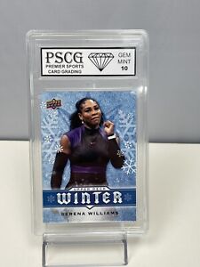 2017 Upper Deck Winter #W8 Serena Williams Tennis PSCG 10 GEM MINT CARD GRADED