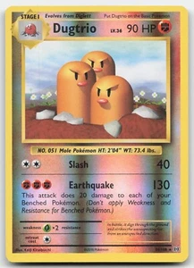 JCC Pokémon Dugtrio Holograma Inverso 56/108 Evoluciones - Imagen 1 de 2