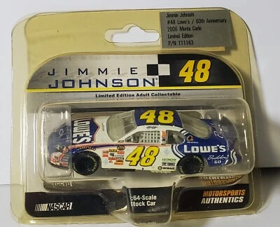 Motorsports Authentic Jimmie Johnson #48 Lowes Limited Ed. 2006 Monte Carlo 1:64 - Image 1 of 4