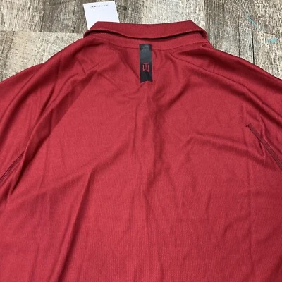 Nike Golf Tiger Woods ADV Style Polo DA2995 687 Sunday Red Black Sz M Rare! - Image 1 of 4