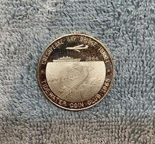 1965 Tidewater Coin Club Virginia Beach Sterling Silver Medal 14.4g