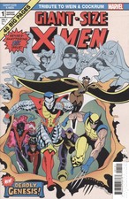 Giant Size X-Men Tribute Wein and Cockrum 1B Moore Variant NM 2020 Stock Image