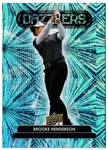2024 Upper Deck Golf Dazzlers Blue BROOKE HENDERSON #DZ-25 LPGA UD RC 1:24 Packs - Picture 1 of 1