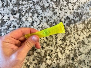 Yellow Mesh Marble Fidget Toy for Stress and Anxiety Relief - Picture 1 of 2