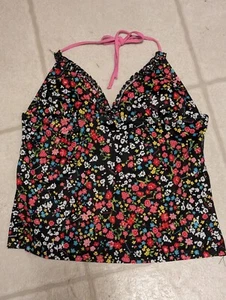 Guess girls swim Top Tankini Size LG Bust 32 Floral - Picture 1 of 6
