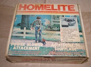 LOT: 2 x Homelite ST-100 Blower Attachment 1 x New / 1 x Used - Picture 1 of 5