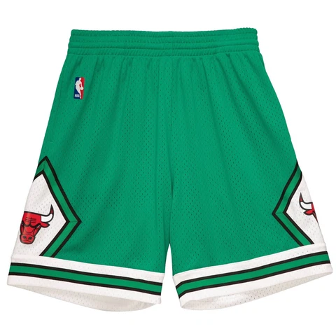 Mitchell & Ness NBA Swingman Shorts Chicago Bulls 08 Green *NEW* Cover