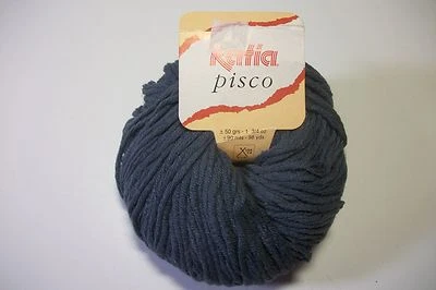 Lana Katia Pisco algodón/acrílico/lino 50 gr/98 yds #16 dk country blue Foto 1 de 2