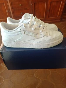 Reebok Club C 85 sneaker donna 37,5 white come nuove - Foto 1 di 5
