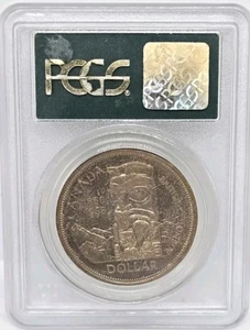 1958 CANADA SILVER DOLLAR PCGS MS65 OGH - Picture 1 of 2