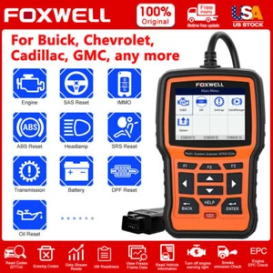 Foxwell NT510 Elite OBD2 Scanner Diagnostic For GM Full System ABS SRS DPF TPMS - Picture 1 of 12