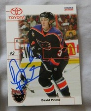2004-05 Choice Philadelphia Phantoms #14 David Printz Signed Auto Hockey Card