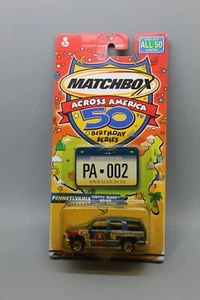 MATCHBOX ACROSS AMERICA PENNSYLVANIA CHEVY TAHOE POLICE FROM 2001 NOC - Imagen 1 de 3