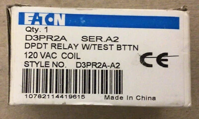 Реле Cutler-Hammer DPDT D3PR2A  - Изображение 1 из 4