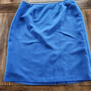 Isabella Suits Blue Skirt Women's Size 18 Knee Length Clasp And Zip Closure - Picture 1 of 9