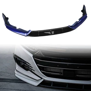 Divisor de parachoques delantero azul 3 piezas para Honda Accord 2021-2022 estilo YOFER ZO - Imagen 1 de 12