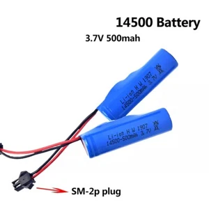 High Quality 14500 3.7V 500mAh Rechargeable Li-ion Battery REAL CAPACITY - Picture 1 of 12