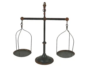 Escala de hierro decorativa de 23,5" - marrón - Imagen 1 de 8
