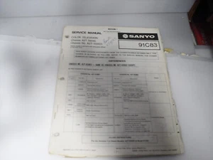sanyo tv 91c83 Servicehandbuch - Bild 1 von 2