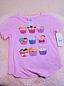 New with Tag - Girls' Disney Tsum Tsum Graphic T-shirt ( size : XS 4/5 ) - Picture 1 of 4