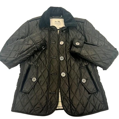 Chaqueta acolchada Coach Leatherware para mujer Waffle negra XS Foto 1 de 4