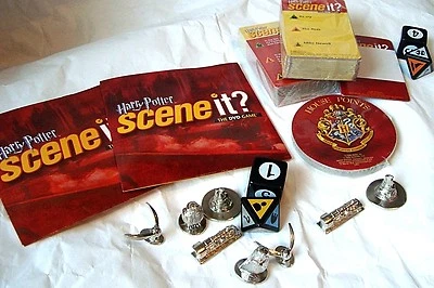2 DVD Harry Potter Scene It? 1st Deluxe MOVERS Tokens Figures SEALED CARDS Game - Image 1 of 2