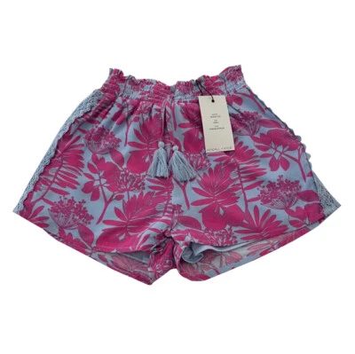 Pantalones Cortos Mujer Kendall + Kylie Pequeños Florales Lavanda Magenta Nuevos con Etiquetas Foto 1 de 4