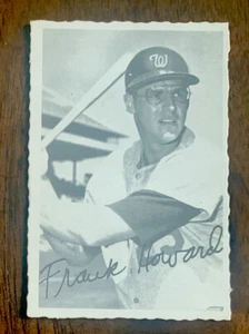 VINTAGE BASEBALL CARD 1969 OPEE CHEE DECKLE EDGE FRANK HOWARD - Imagen 1 de 2