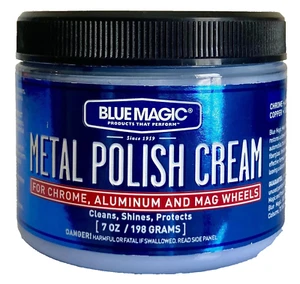 Blue Magic Metal Polish Cream 7oz 198gr Chrome Aluminium Brass Copper Mag Wheels - Picture 1 of 2