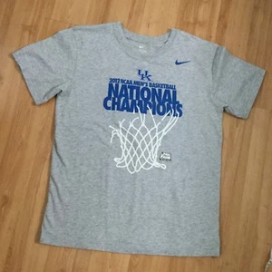 Nike 2012 NCAA Mens Basketball National Champions University of Kentucky T-Shirt - Picture 1 of 6