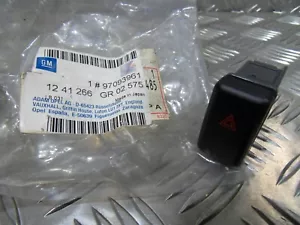OEM Vauxhall Frontera A Brava Opel Campo Hazard warning switch 1992 to 2002 NOS - Picture 1 of 9