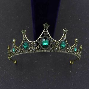 Crystal Queen Tiaras Rhinestones Pageant Quinceanera Crowns Princess Headbands