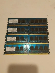 2GB KIT 4 X 512MB PC2 4200 Power Mac Macintosh G5 Memory Ram NT512T64U88A0BY-37B - Picture 1 of 2