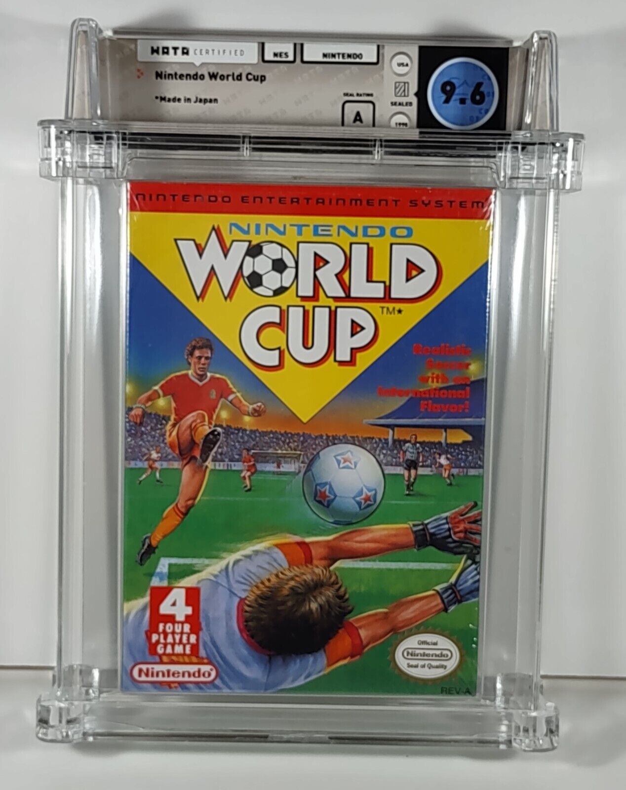 Nintendo World Cup New NES Factory Sealed WATA Grade 9.6 A Mint Rare