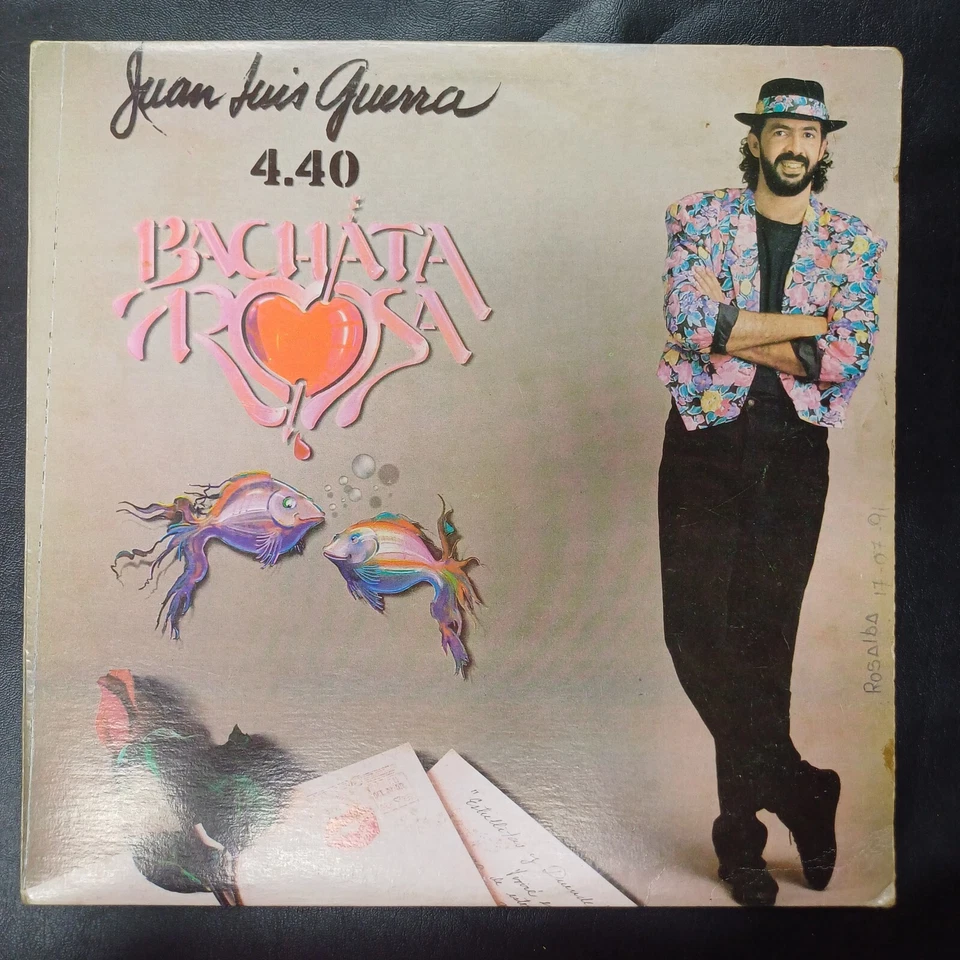 Juan Luis Guerra 4.40 – Bachata Rosa - Merengue, Bachata, Salsa, 🇻🇪 1990 (EX) - Image 1 of 4