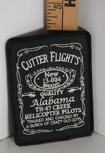 Alabama Helicopter Pilot TH-67 Creek Cutter Flight's Embroidered Patch - Picture 1 of 3